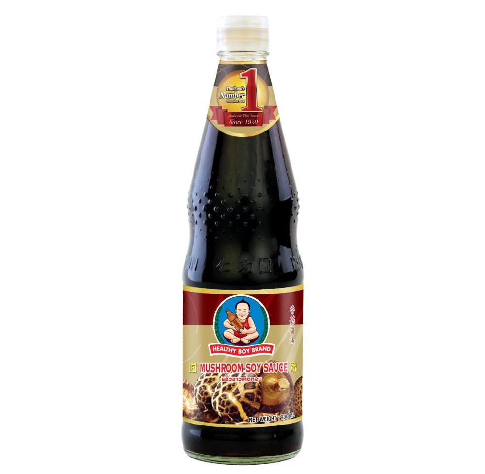 Соевый соус с грибами марки Healthy Boy, 700 мл