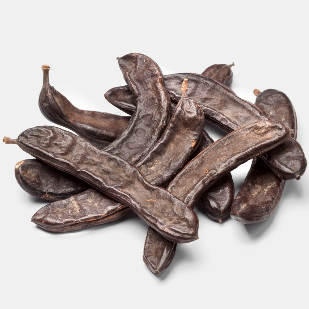 Семена carob, молочко, молочко, порошок, сироп для муки