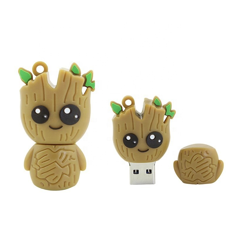 Usb флеш-накопитель с рисунком грута, 4 ГБ, 8 ГБ, 16 ГБ, 32 ГБ, флеш-накопитель, лучший креативный подарок, usb 2,0 3,0
