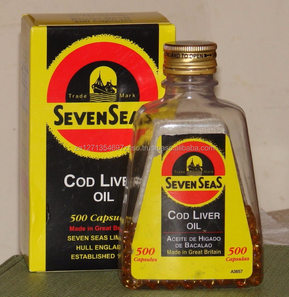 Капсулы SevenSeas с жиром печени трески-500