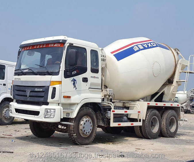 Cheap price used foton concrete mixer truck , used foton concrete mixer trucks
