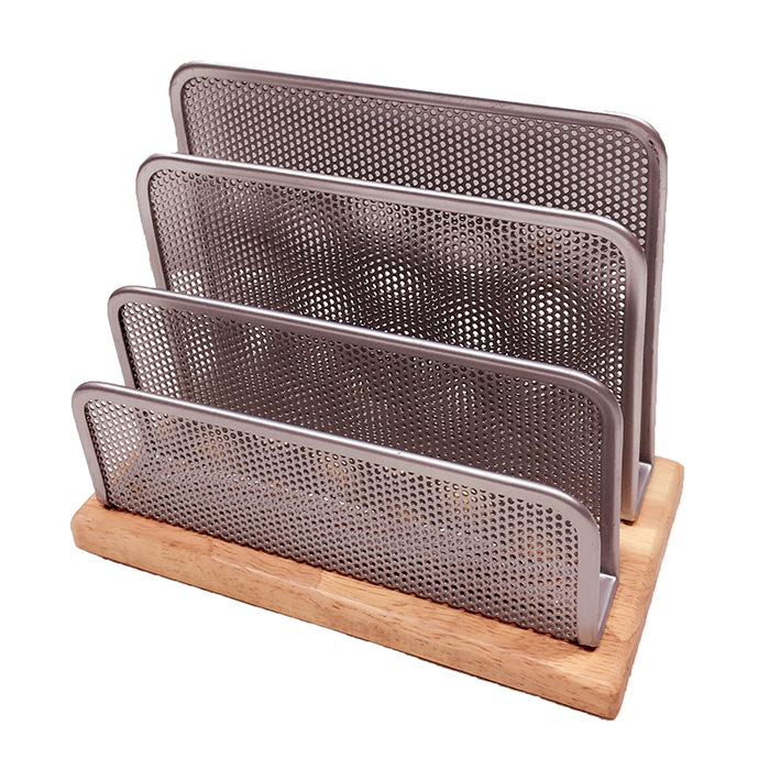 3 Pockets Business Office Desk Using Display Stand Letter Organizer