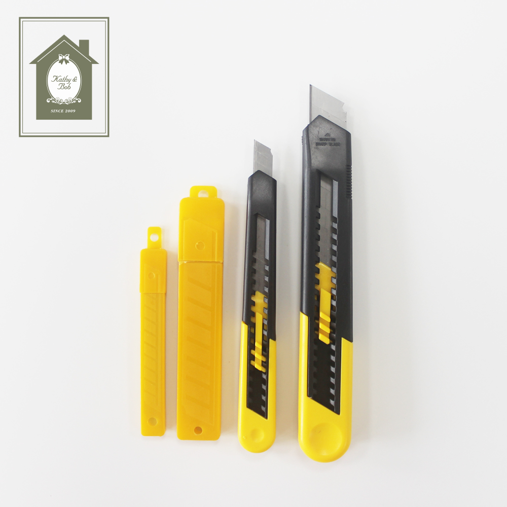 Hot Professional Mini/Small Assorted Snap-Off Safety High Quality Cutter Knife Set(2 Different Cutters) With 10PCS Fixed Blades