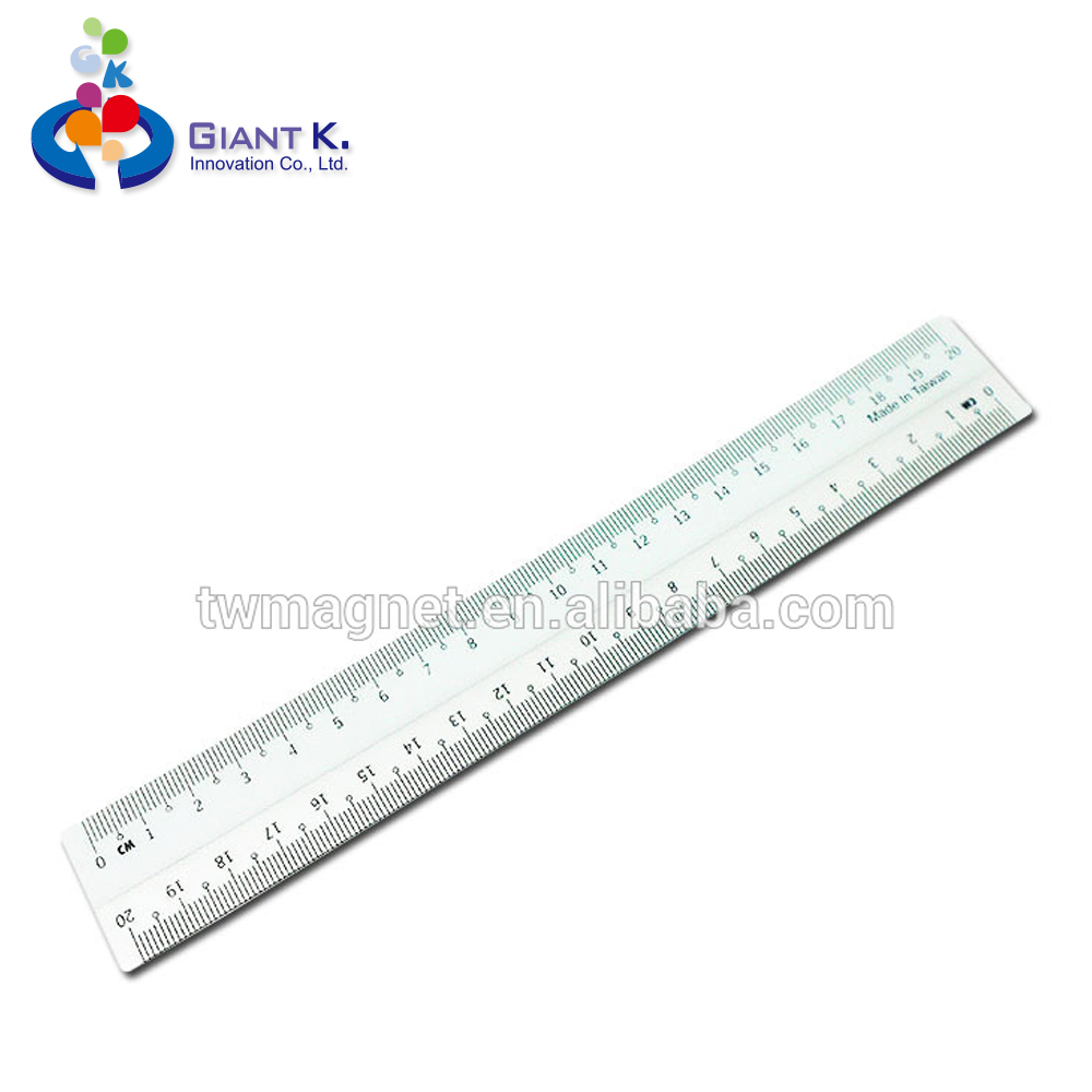 Hot sales Colored scale bookmark pvc plastic ruler 15cm