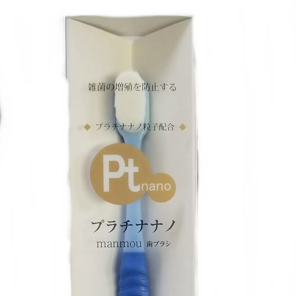 Платиновая зубная щетка MANMOU с 20 тысячами зубной пасты britsle, Бесплатная гигиена полости рта, сделано в Японии