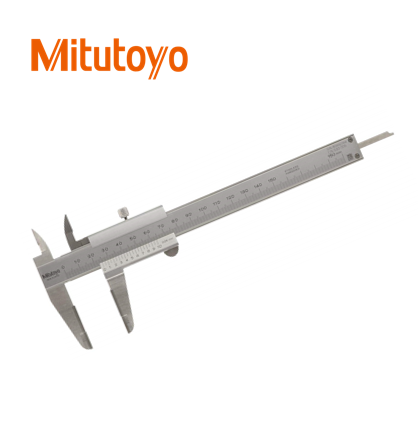 Mitutoyo штангенциркуль с нониусом из пластмассы; 0-150 мм, в ассортименте-OD челюсти