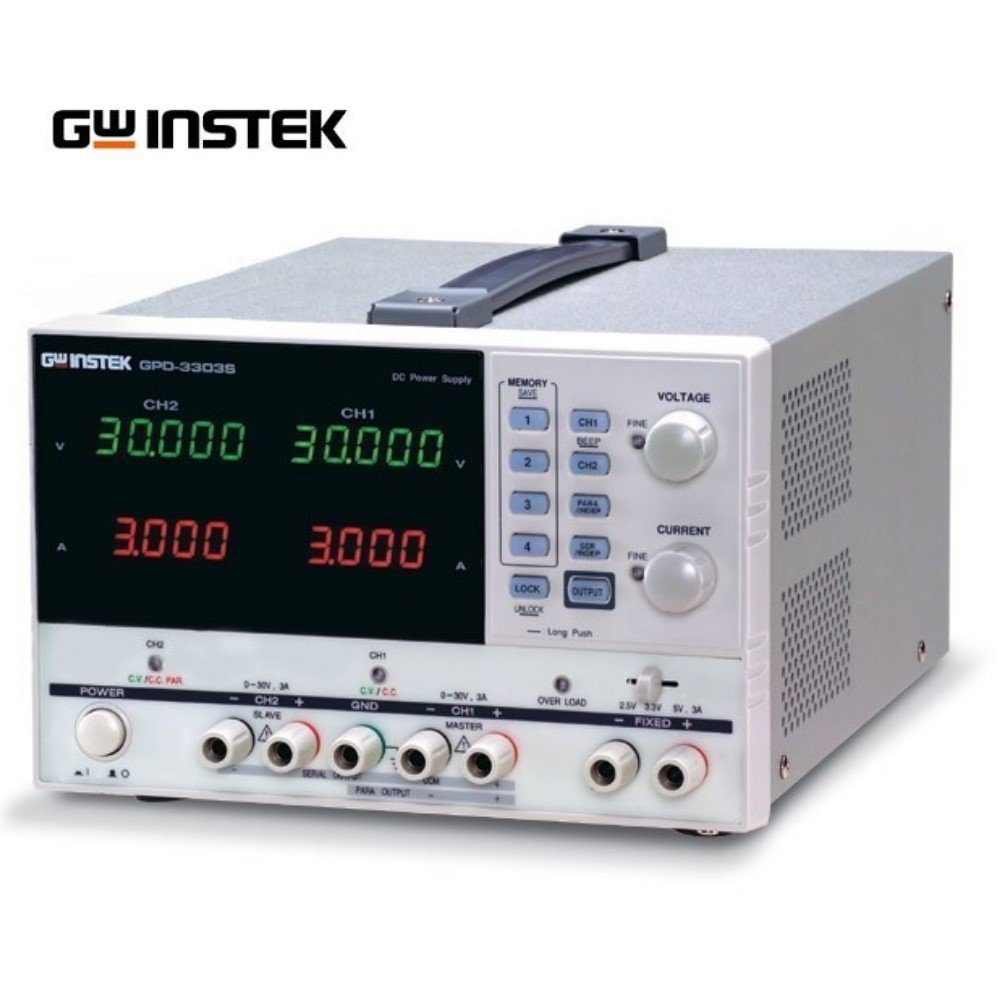 GWINSTEK GPD-3303S многовыходной цифровой линейный источник питания постоянного тока