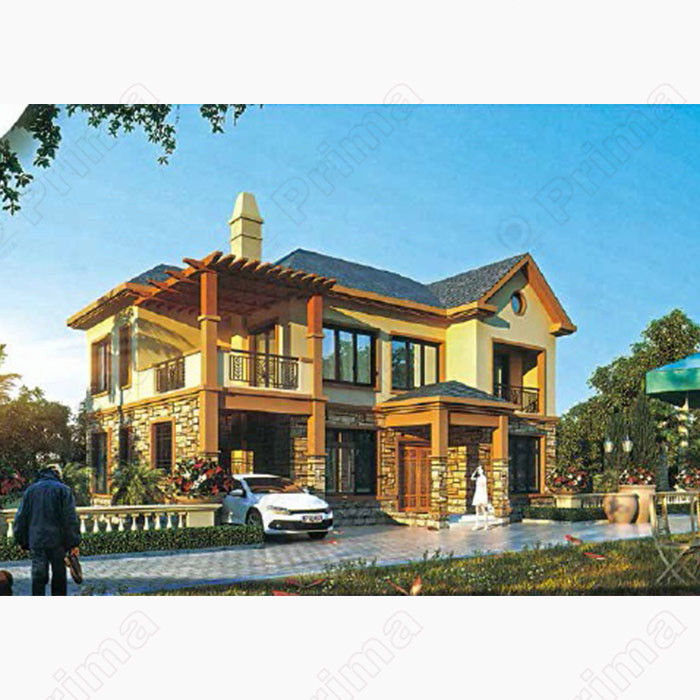 Виллы Townhouse, жилое помещение, великолепная европейская роскошная современная стальная вилла