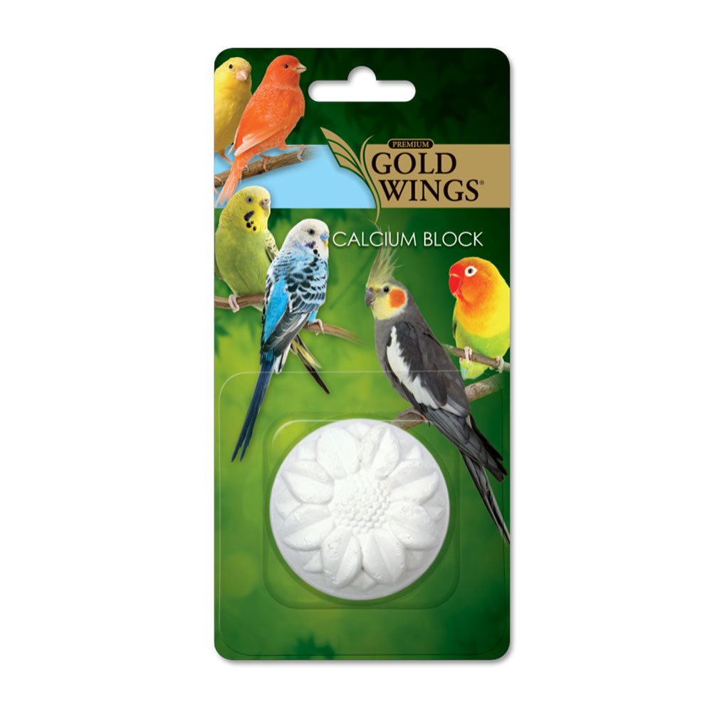 Кальциевый блок Goldwings Premium для птиц-10 шт.