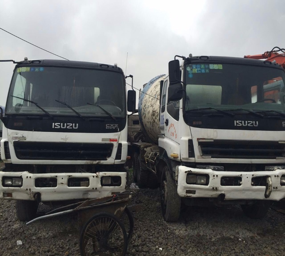 Б/у, хорошее рабочее состояние, двигатель Isuzu, 10 м3, 6 м3, 8 м3, бетономешалка, горячая распродажа
