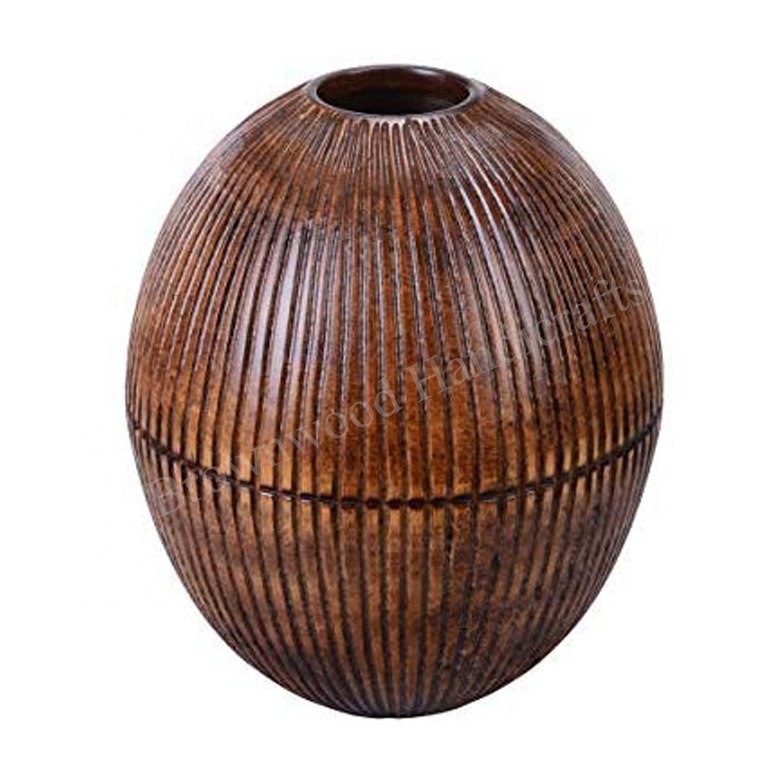 Wooden Handmade Modern Art Vase