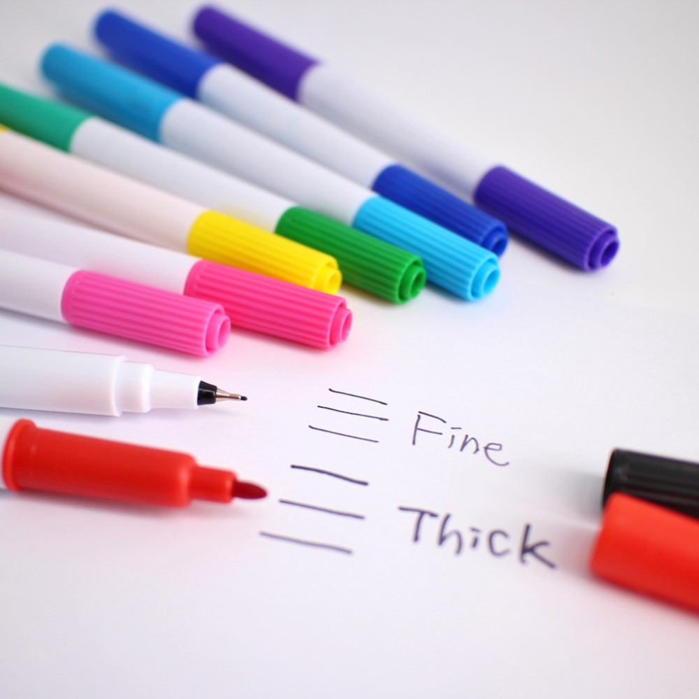 Wholesale office use dry erase dual tip double head whiteboard marker