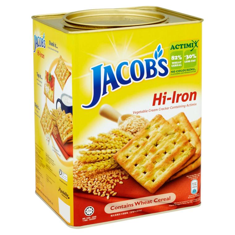 Малазийский кремовый крекер Hi-fiber Jacob's бисквит
