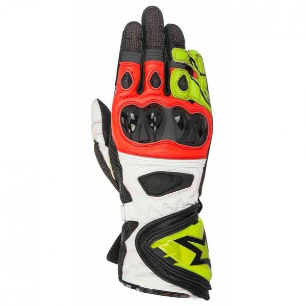 Professional design black Motorcycle leather gloves Leather Motorcycle Racing Gloves carbon fiber Cowhide Leather Gloves