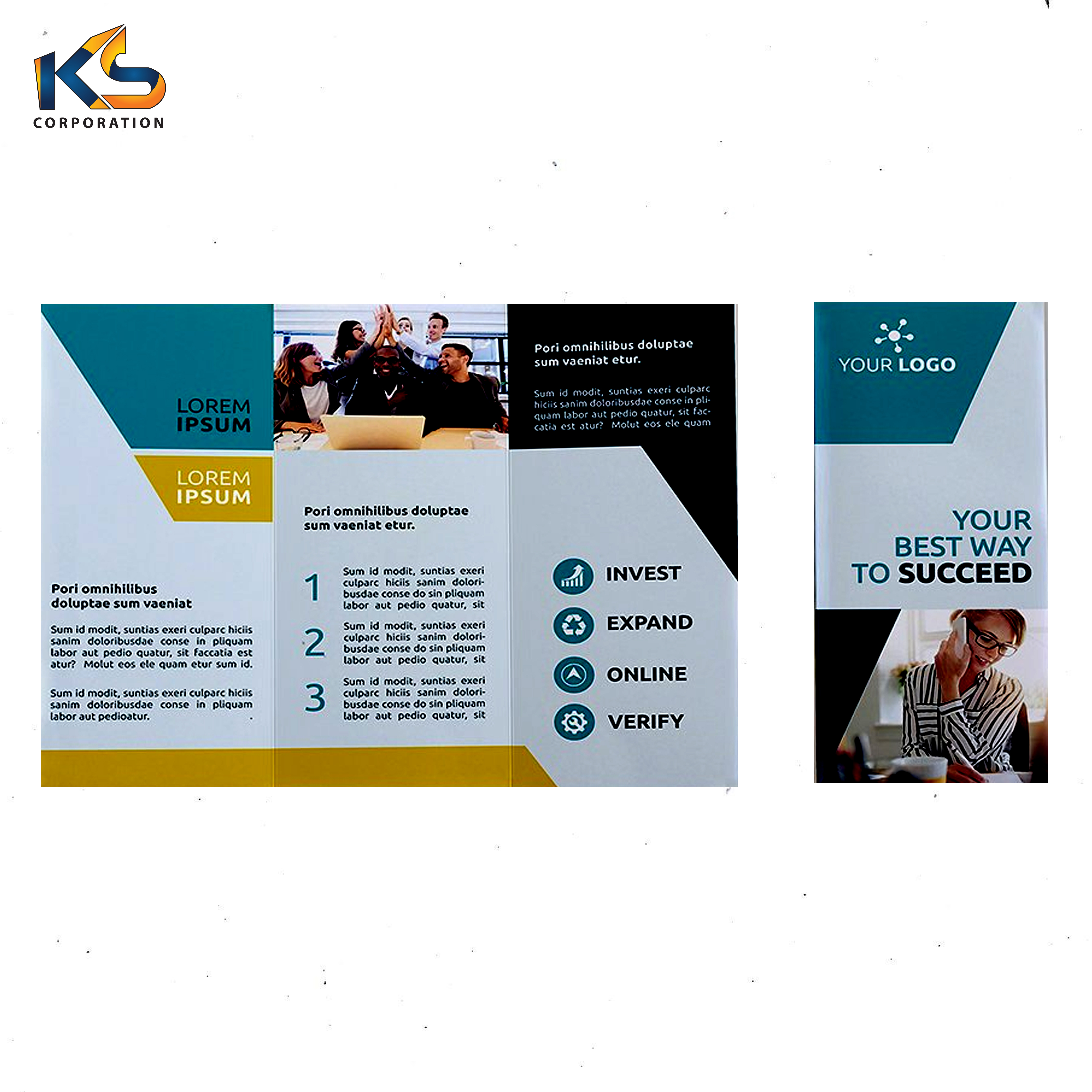 Supplier Chat Now! Fast Shipping A3 A4 A5 DL Half Fold Trifold Brochures Leaflets Posters Flyers Printing Service