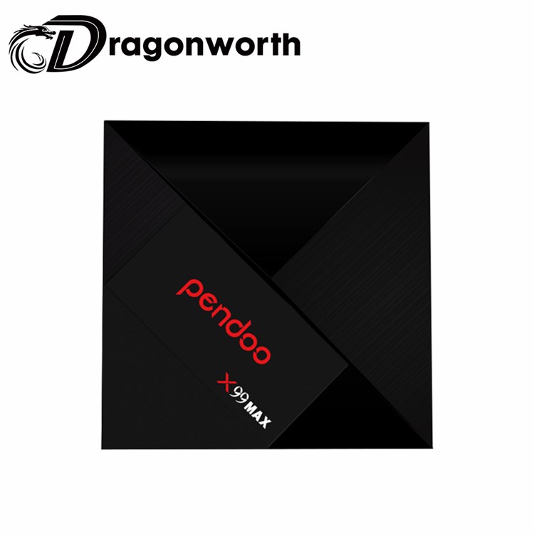 Цифровой спутниковый ресивер pendoo X99 Max rk3399 4 г 32 г с 4 г sim-карты tv box