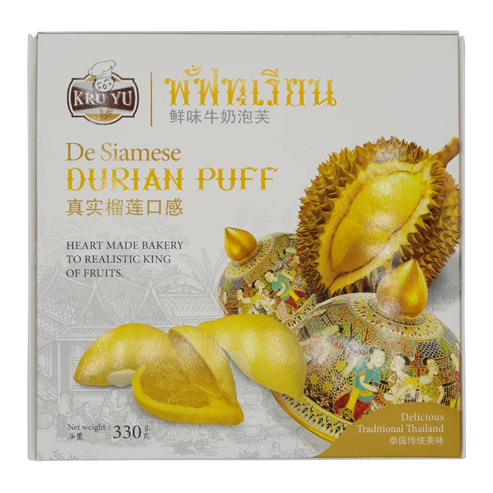 Премиум Kru Yu Durian слоеное тесто из Таиланда