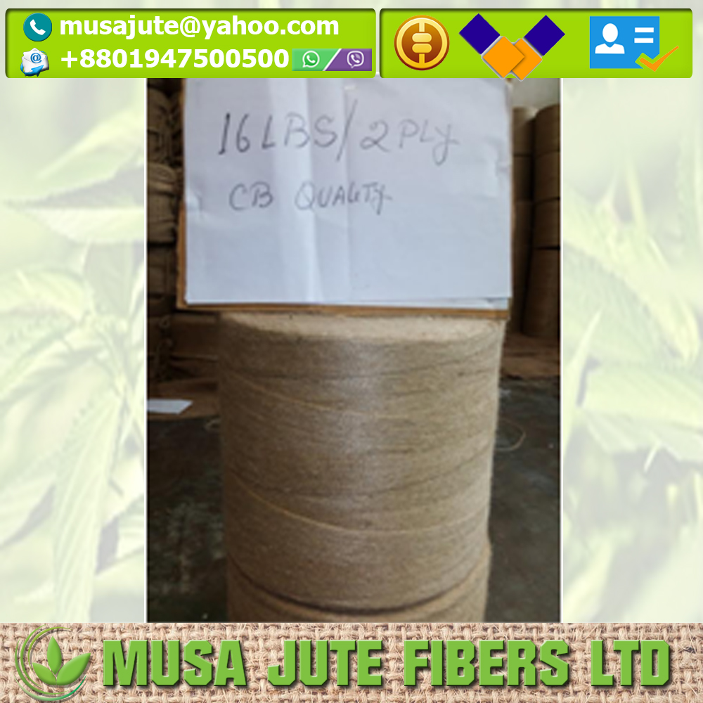 Good price Smooth SACKING HESSIAN CB CRT CRM CRX 6 Twine knitting Jute Yarn