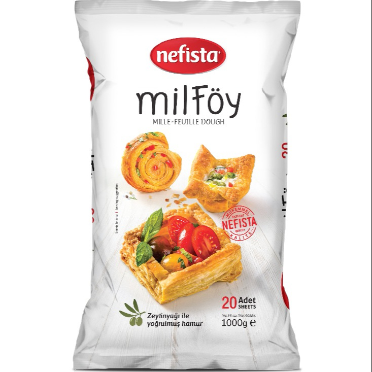Высокое качество Лучшая цена Mille Feuilles тесто пшеничная мука-Milfoy (глубоко замороженное)