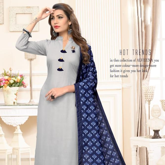 Letest дамские Kurtis с duppata /Selfie Cottan Kurtis