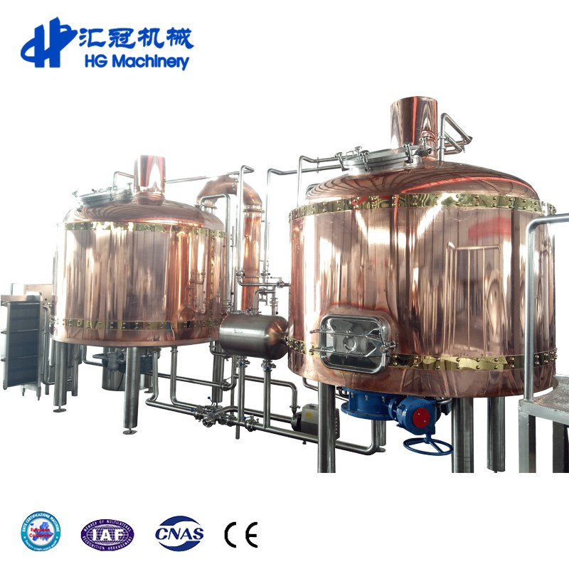 10bbl красная медная микропивоварня система для пивоварения сидра в коммерческих местах
