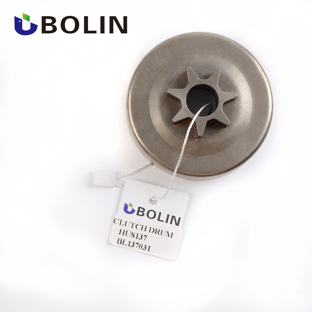 good quality chainsaw spare parts clutch drum HUS137 with 2 stroke