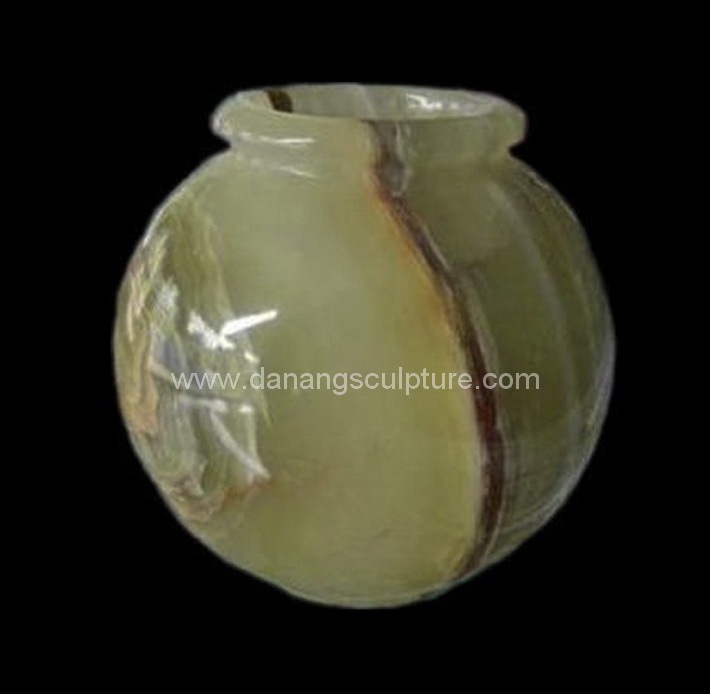 Decorative Green Onyx Stone Vase DSF-LH28