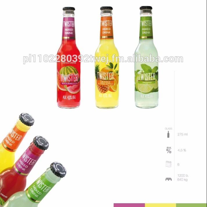 TWISTER алкогольные смешанные напитки 4.5% alc ароматизированные из Польши