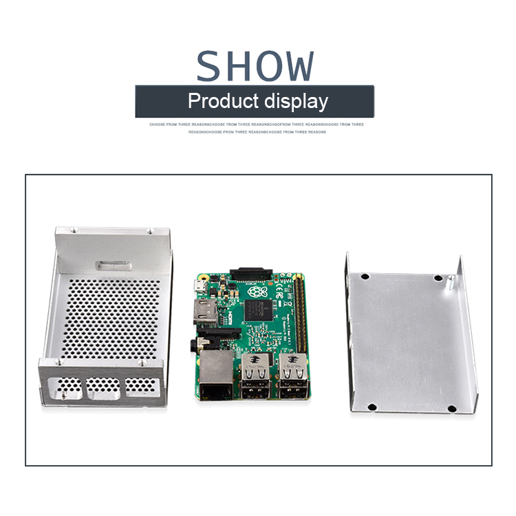 Защитный чехол из алюминиевого сплава Raspberry Pi 3