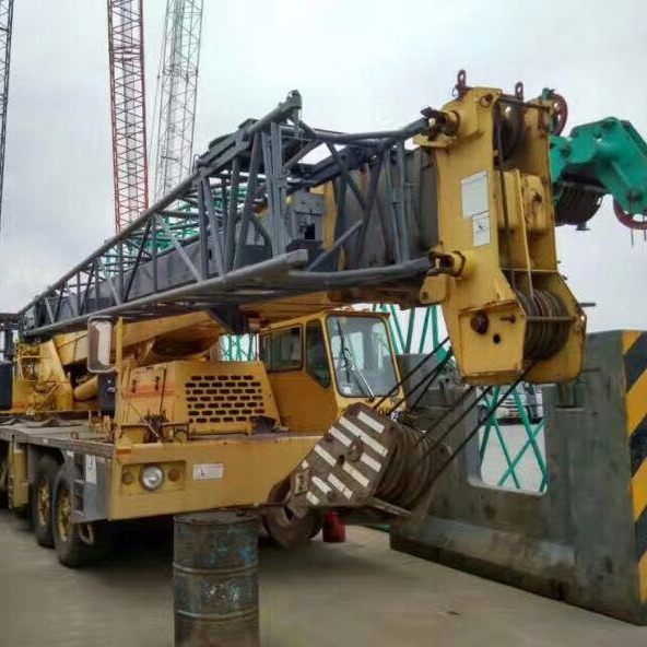 Хорошего качества б/у краны для грузовиков TMS 800B 80t, дешево