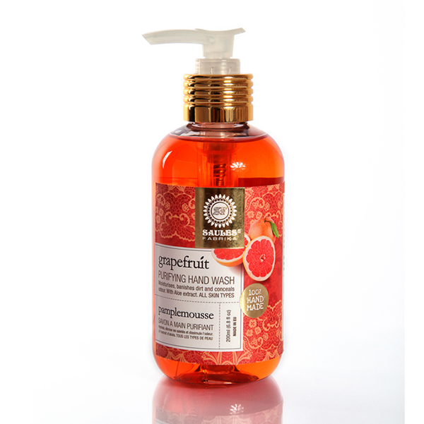 Eco-friendly 1st class hand wash transparent fruit flavour handmade in EU liquid soap