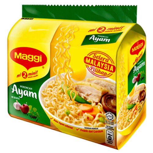 Nestle Maggi Halal лапша быстрого приготовления курица Малайзия