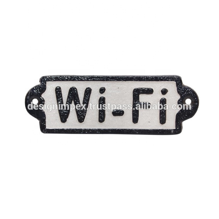 2021 новая идея, чугунный знак Wi-Fi