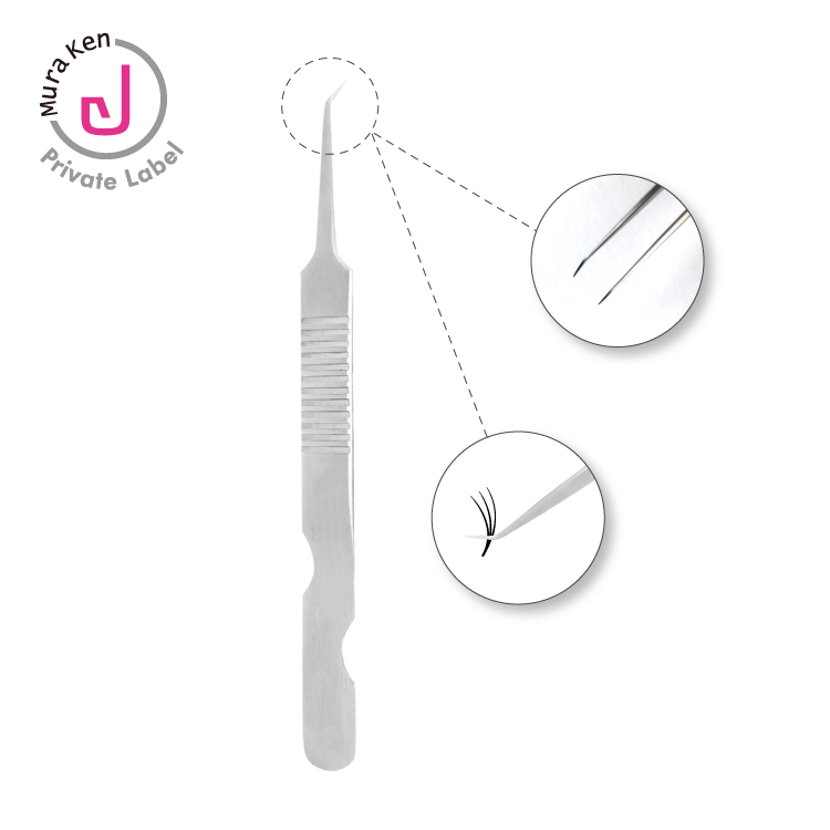 OEM High Quality Professional Best Curved Eyelash Extension HQ Tweezers Kit Set