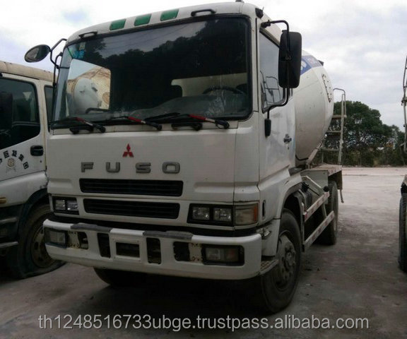 10 CBM used mixer truck Original used fuso concrete mixer truck hot sale in shanghai