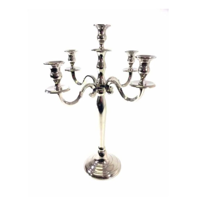 in silver Candelabra Candle Holders