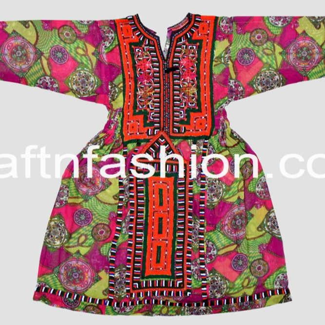Женская одежда Balochi Kuchi-цветочный принт Kuchi Top/туника/Kurta-племенное Цыганское Платье