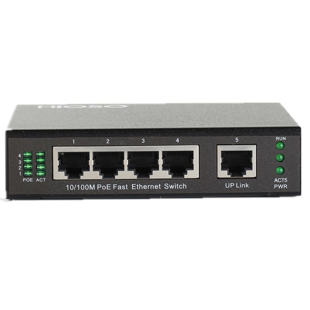 Высокое качество 4 порта на открытом воздухе коммутатор питания через ethernet
