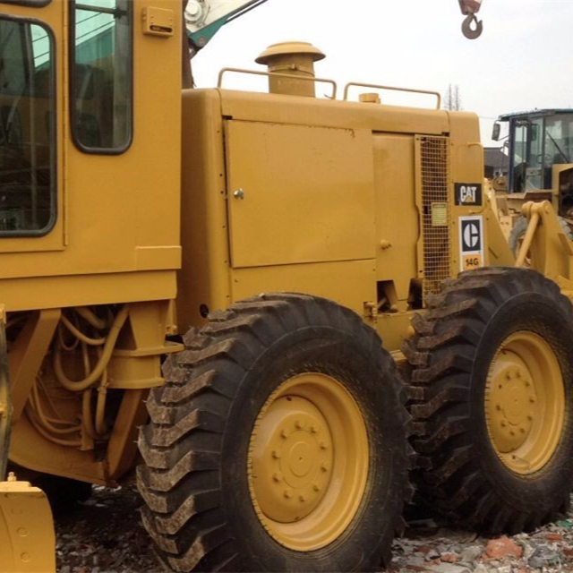 Подержанные японские cat 14G Подержанные автогрейдеры вторая ручная грейдер гусеницы 14G/120 K/140G Лидер продаж