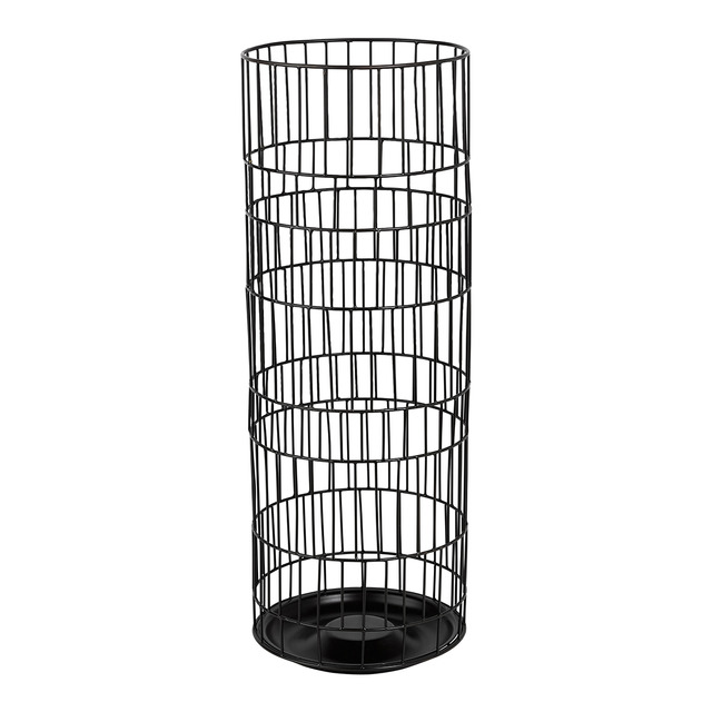 Iron metal wet umbrella display stand decorative rack holder for hotel home office
