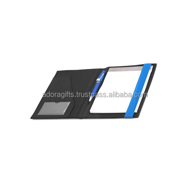 Latest Faux Leather conference folder A4 Executive Conference Folder Portfolio Black Job Interview Padfolio