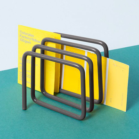 Metal Wire Mail Holder Vintage Spiral Letter Holder