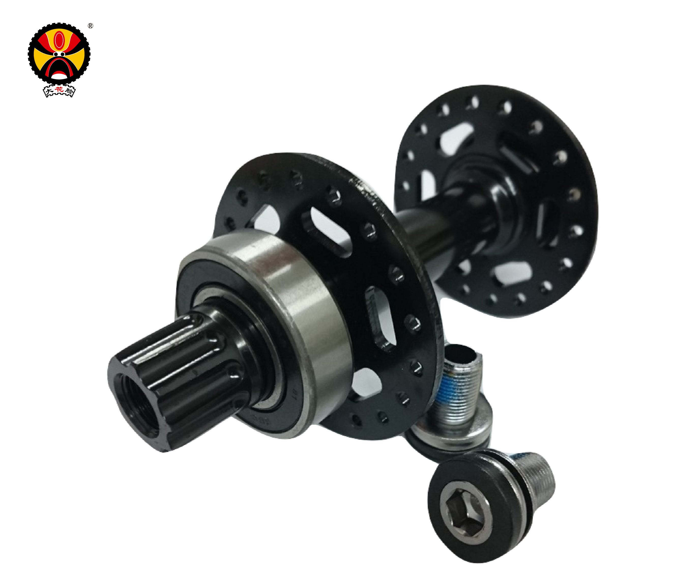 Исида Cr-Mo Chromoly Hub с 42 мм подшипниками и болтами для одноколесного велосипеда