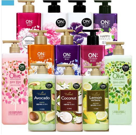 LG_ON THE BODY body wash & lotion _korean cosmetics