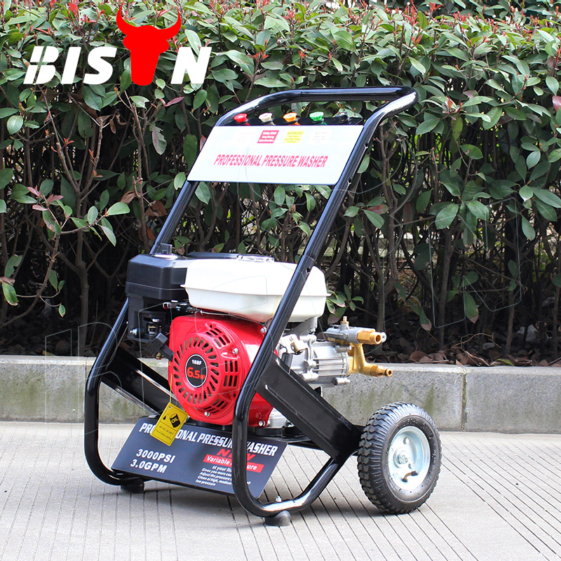 Машина для мытья автомобилей BISON BS170A, 6,5 л.с., бензиновый портативный очиститель высокого давления