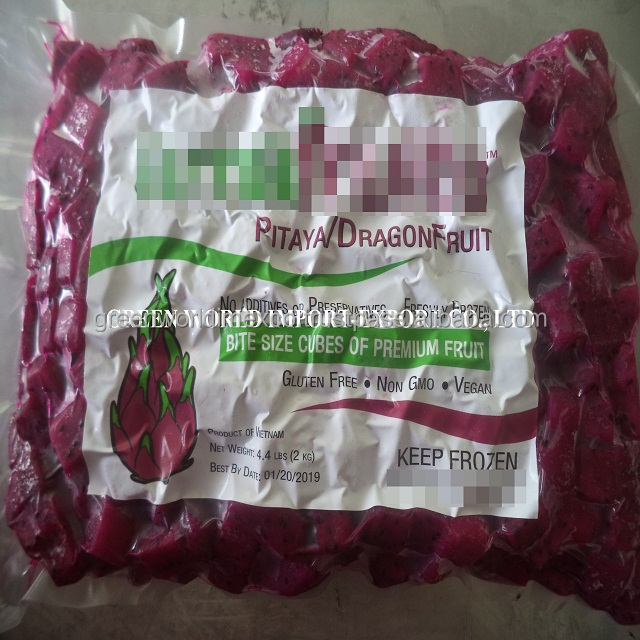 ORGANIC FROZEN PINK PITAYA - PREMIUM QUALITY - BEST PRICE 2019