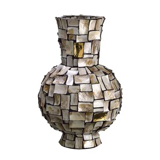 Best selling High quality mother of pearl inlay vase from Vietnam