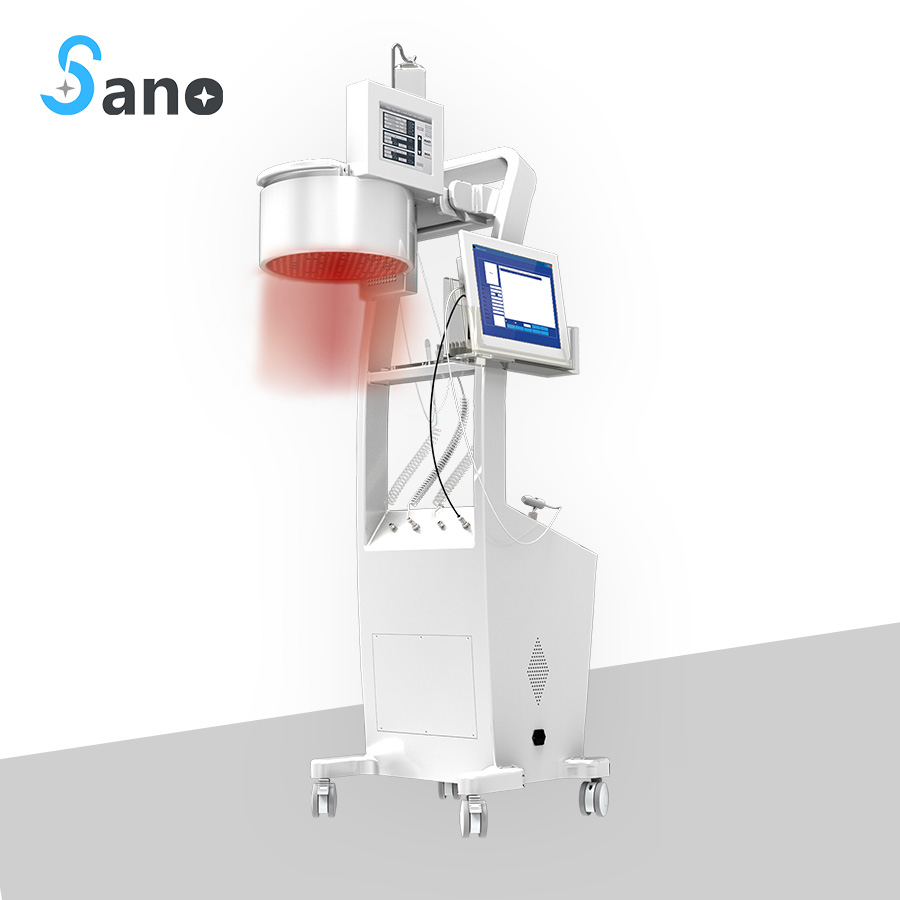 2019 Sanhe hot sell device of 650nm laser hair regrowth machine is used for professional many kinds of hair loss treatment
