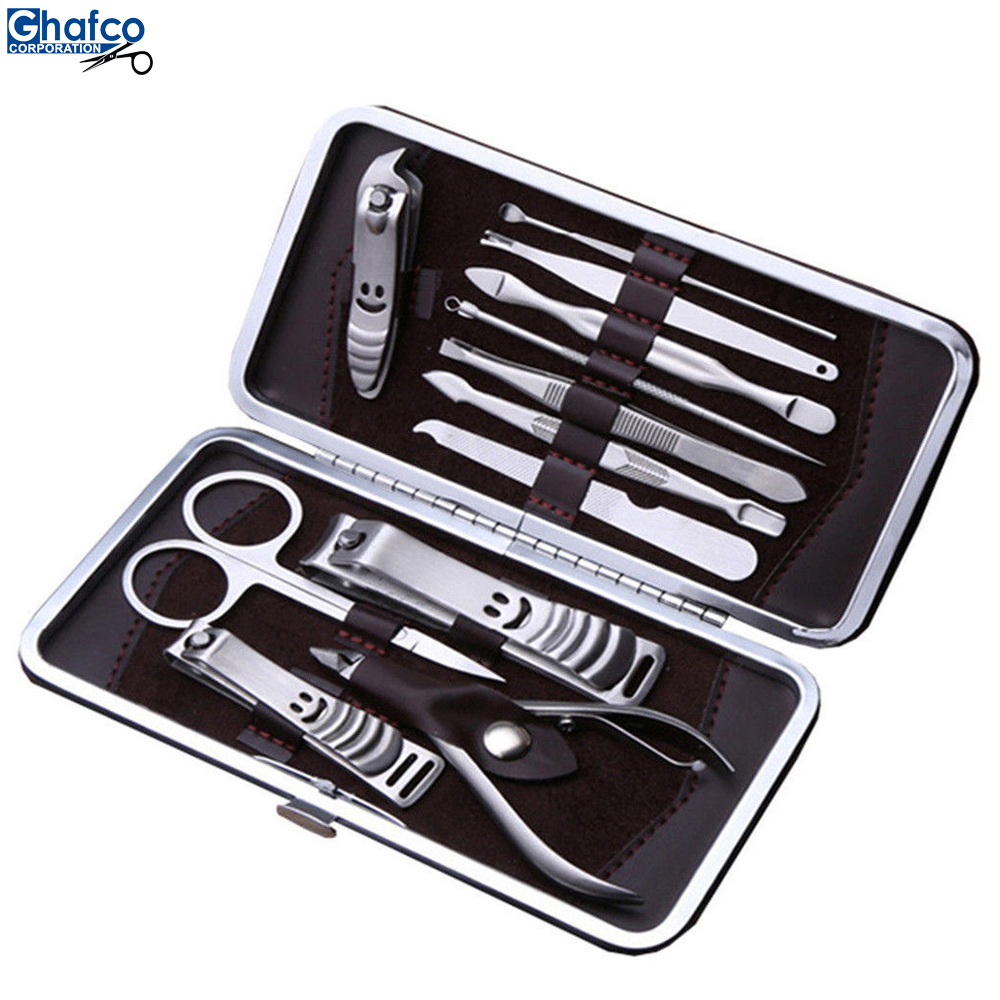 New Leather Grooming Kit for Beauty Tools Makeup Tool Kits