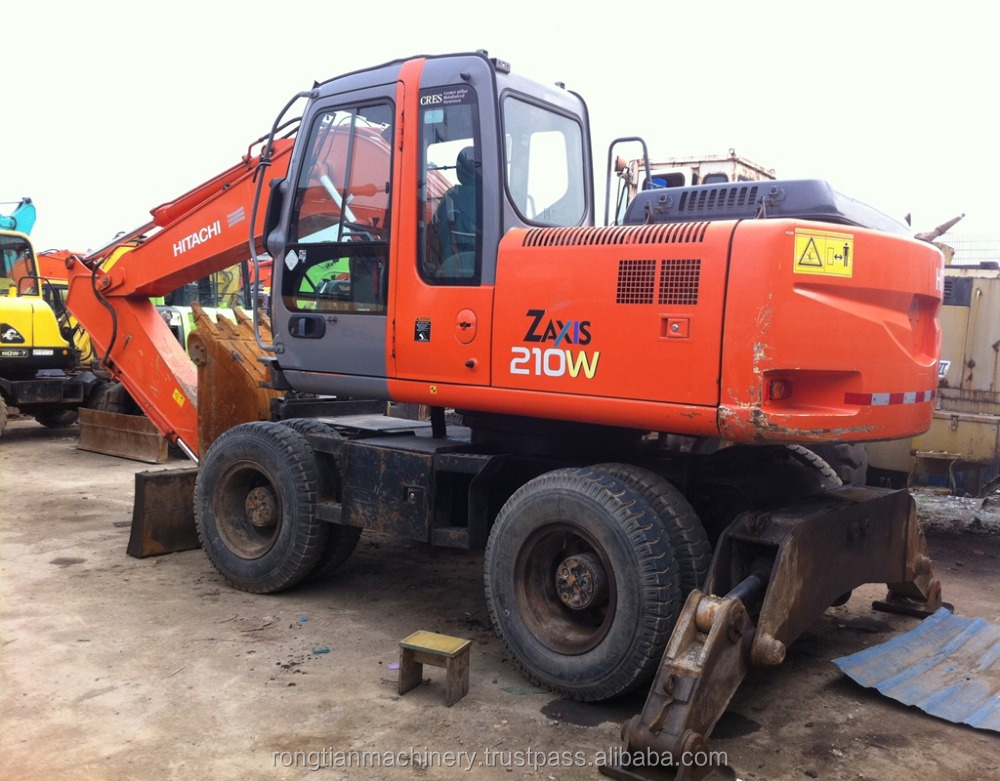 Hitachi ZX160wd экскаватор, Hitachi 100wd,120wd,150wd,160wd,210wd hitachi колесный экскаватор на продажу